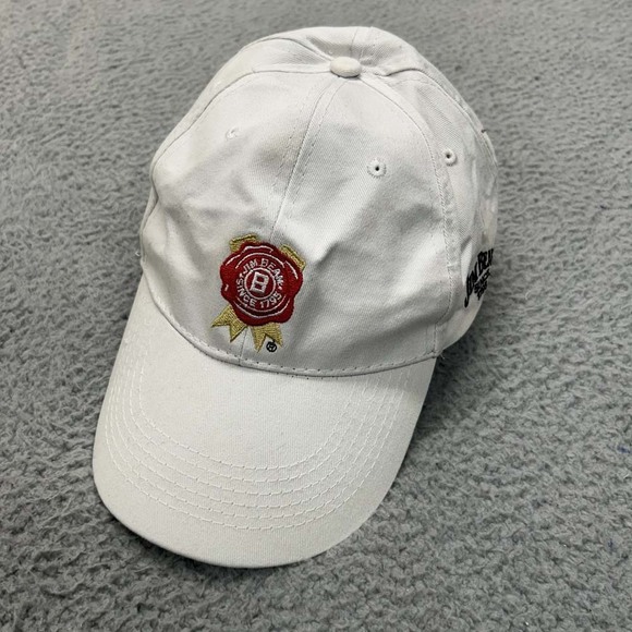 Jim Beam Hat Cap Mens One Size Strapback Distillery Whiskey Spirits - Picture 1 of 7